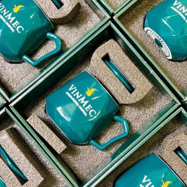 BỘ QUÀ TẶNG LY SỨ IN LOGO - SẢN XUẤT THEO YÊU CẦU GIÁ RẺ