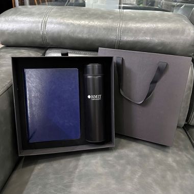 BỘ QUÀ TẶNG DOANH NGHIỆP - SỔ TAY VÀ BÌNH GIỮ NHIỆT