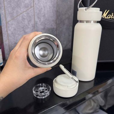 BÌNH GIỮ NHIỆT LOCK&LOCK SLING RING TUMBLER 650ML – LHC4321 IN LOGO THEO YÊU CẦU