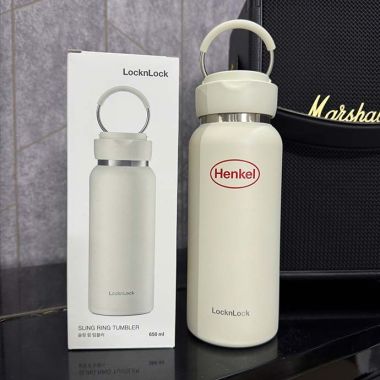 BÌNH GIỮ NHIỆT LOCK&LOCK SLING RING TUMBLER 650ML – LHC4321 IN LOGO THEO YÊU CẦU