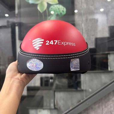 NÓN BẢO HIỂM IN LOGO 247 - NÓN BẢO HIỂM CHẤT LƯỢNG