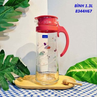 BÌNH THỦY TINH CAO CẤP OCEAN THAILAND 1.3L IN LOGO THEO YÊU CẦU