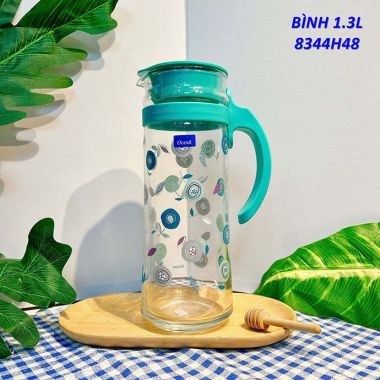 BÌNH THỦY TINH CAO CẤP OCEAN THAILAND 1.3L IN LOGO THEO YÊU CẦU