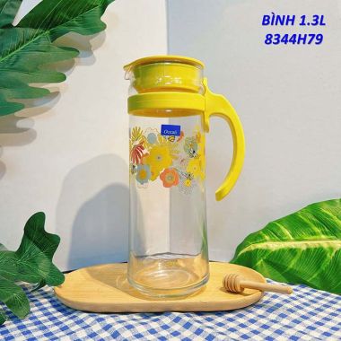 BÌNH THỦY TINH CAO CẤP OCEAN THAILAND 1.3L IN LOGO THEO YÊU CẦU