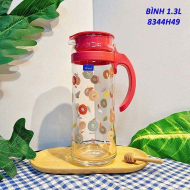 BÌNH THỦY TINH CAO CẤP OCEAN THAILAND 1.3L IN LOGO THEO YÊU CẦU