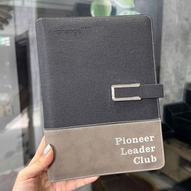 SỔ CÒNG BÌA PU IN LOGO GIÁ RẺ