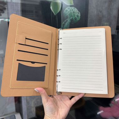 SỔ CÒNG BÌA PU IN LOGO GIÁ RẺ