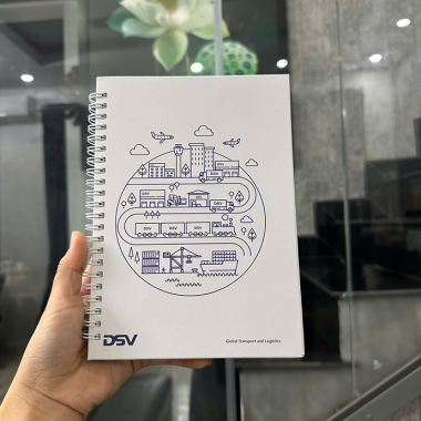 SỔ TAY LÒ XO IN LOGO THEO YÊU CẦU