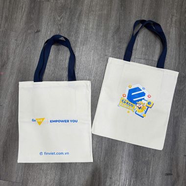 TÚI VẢI CANVAS DÂY ĐAI MAY IN LOGO THEO YÊU CẦU