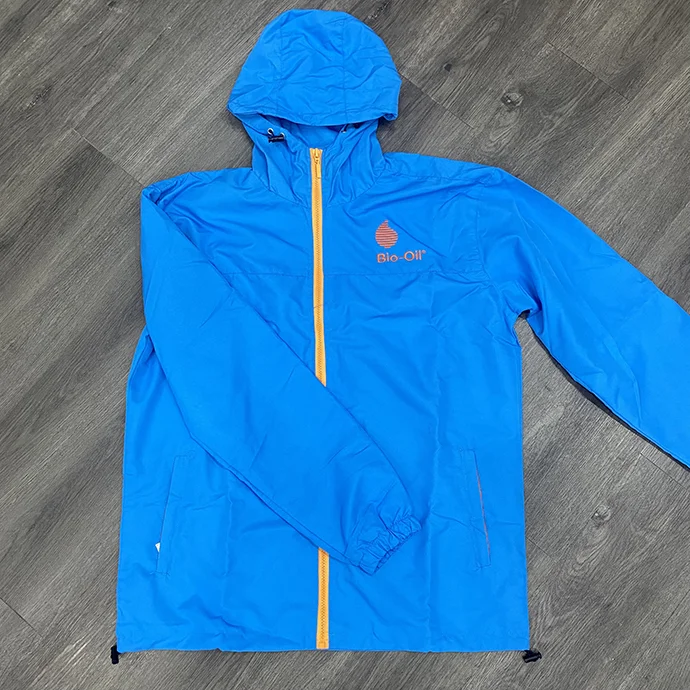 ÁO KHOÁC ĐỒNG PHỤC THÊU LOGO - ÁO KHOÁC HAI LỚP CÓ NÓN