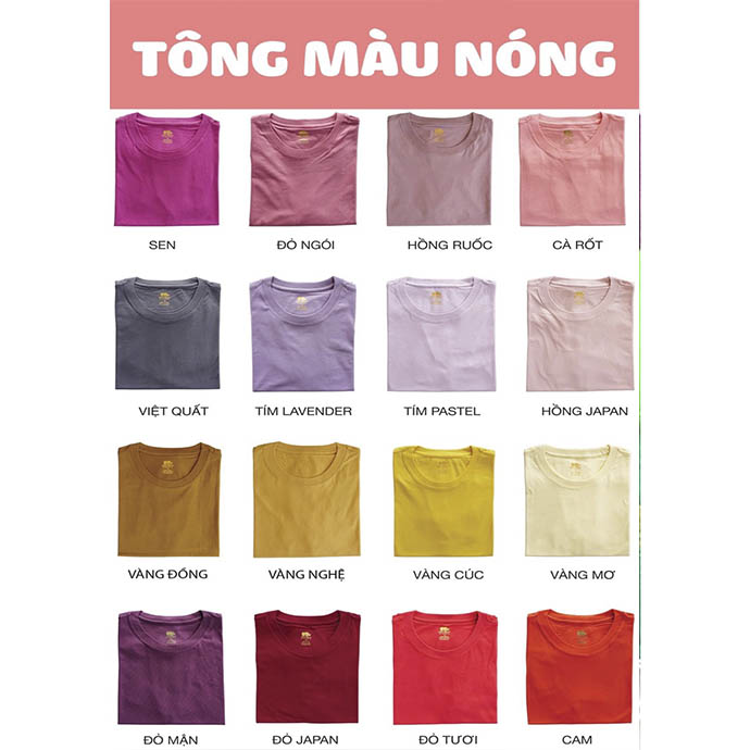 ÁO THUN CỔ TRÒN COTTON