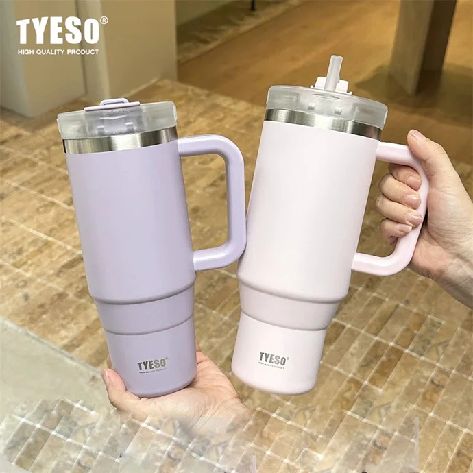 BÌNH GIỮ NHIỆT TYESO CÓ TAY CẦM - BÌNH GIỮ NHIỆT CAO CẤP IN LOGO