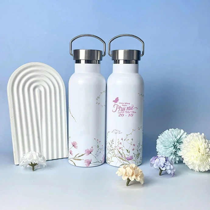 BÌNH GIỮ NHIỆT IN FULL 360 ĐỘ THEO YÊU CẦU - QUÀ TẶNG 20/10 Ý NGHĨA