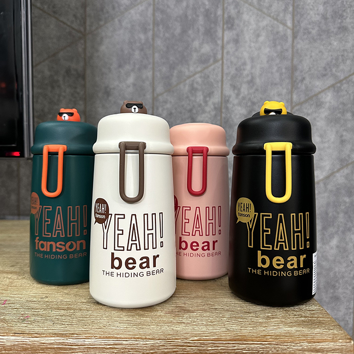 BÌNH GIỮ NHIỆT TRẺ EM GẤU BEAR 320ML KHẮC LOGO THEO YÊU CẦU