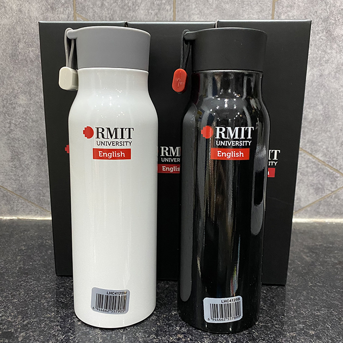 BÌNH GIỮ NHIỆT LOCK&LOCK KHẮC LOGO RMIT HAI MÀU