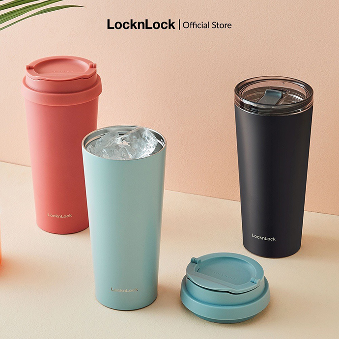 BÌNH GIỮ NHIỆT LOCK&LOCK CÓ 2 NẮP THAY THẾ 540ML