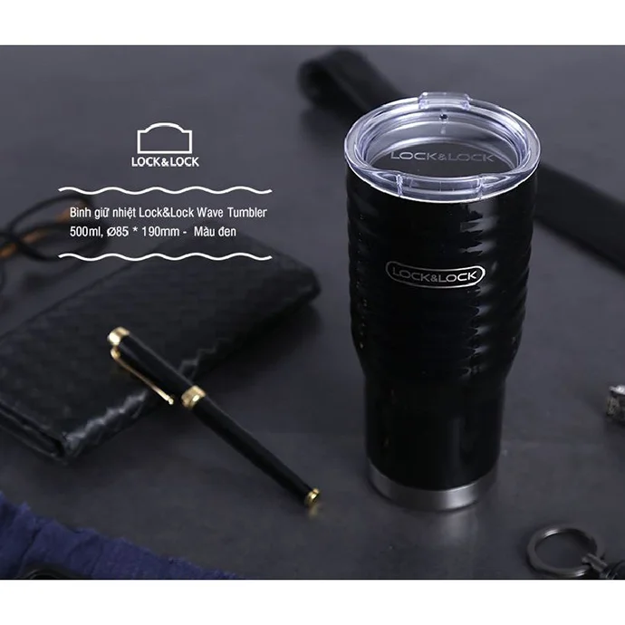 BÌNH GIỮ NHIỆT LOCK&LOCK MÃ LHC4357 WAVE TUMBLER 500ML