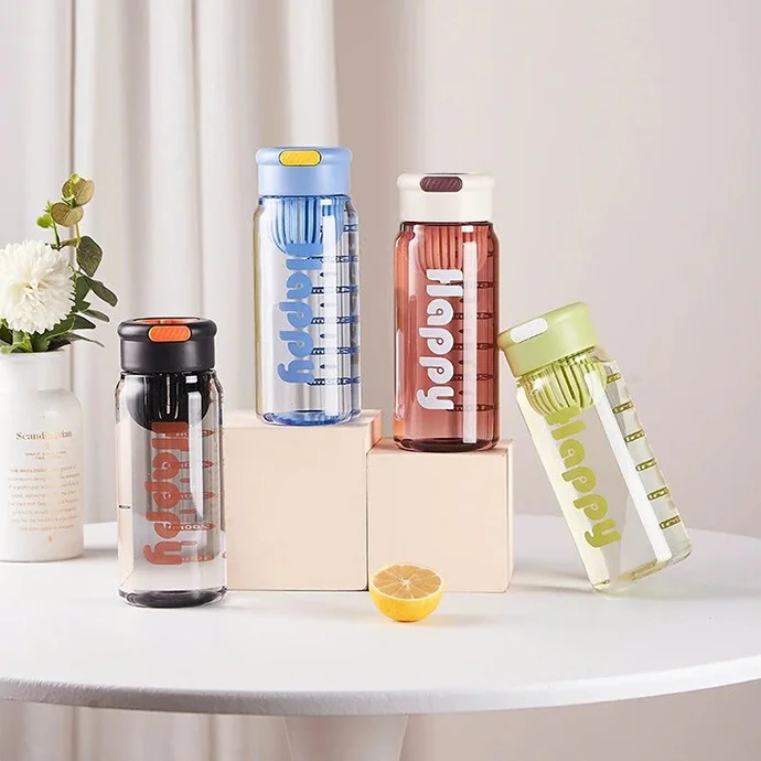 BÌNH NƯỚC NHỰA CÓ LƯỚI LỌC TRÁI CÂY