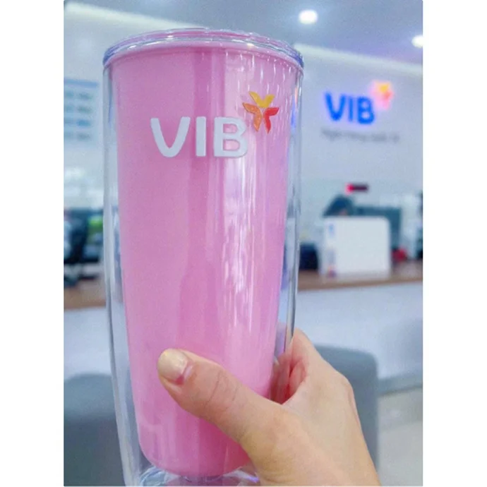 LY NHỰA HAI LỚP LOCKnLOCK HAP507 750ml KÈM ỐNG HÚT - IN LOGO THEO YÊU CẦU