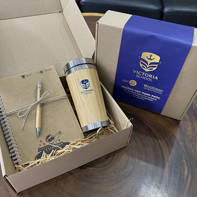 BỘ QUÀ TẶNG SỔ TAY VICTORIA SCHOOL - BỘ GIFT SET TRƯỜNG HỌC