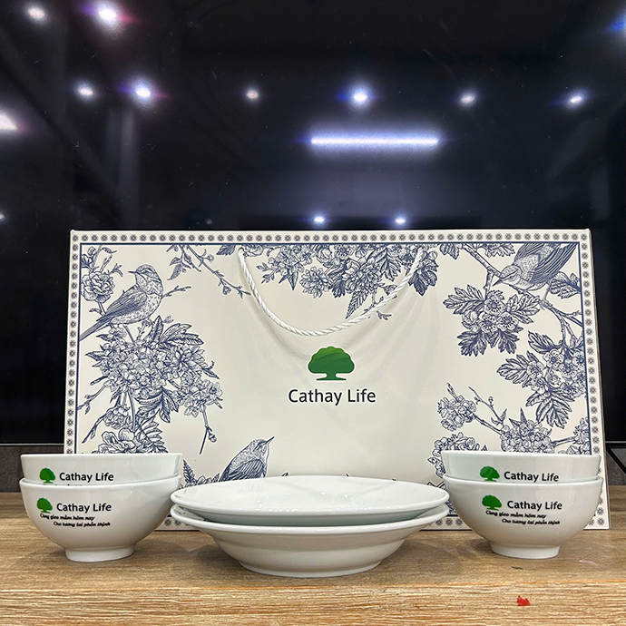 BỘ CHÉN DĨA QUÀ TẶNG - SẢN PHẨM SỨ CAO CẤP, SANG TRỌNG