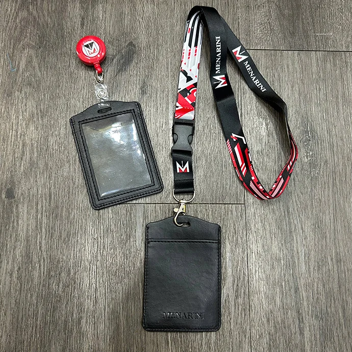 DÂY ĐEO THẺ CAO CẤP KÈM BAO DA CHUYÊN NGHIỆP