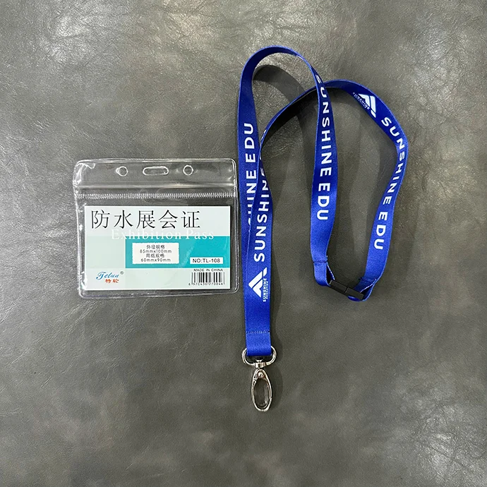 DÂY ĐEO THẺ IN LOGO KÈM BAO ĐỰNG THẺ