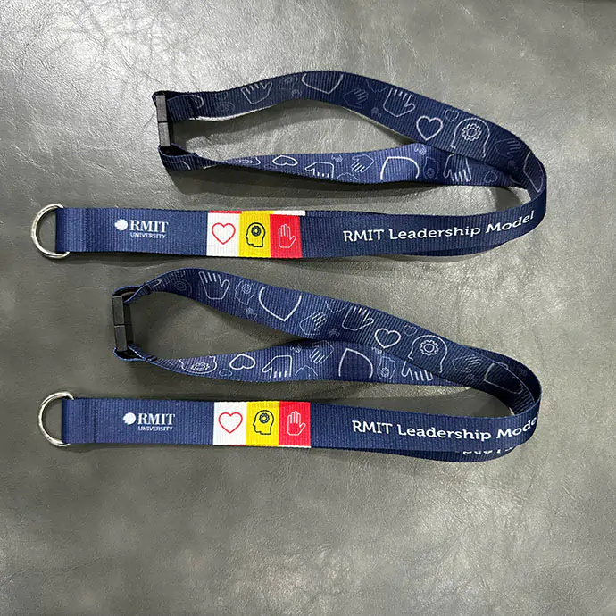 DÂY ĐEO THẺ IN LOGO RMIT - GIẢI PHÁO NHẬN DIỆN THƯƠNG HIỆU CHUYÊN NGHIỆP