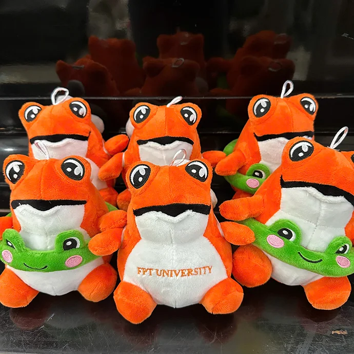 MÓC KHÓA THÚ BÔNG THÊU LOGO - QUÀ TẶNG DỄ THƯƠNG, GIÁ RẺ