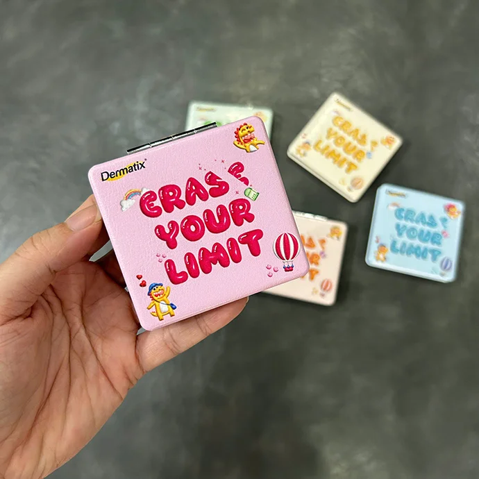 GƯƠNG MINI NẮP GẬP IN LOGO THEO YÊU CẦU