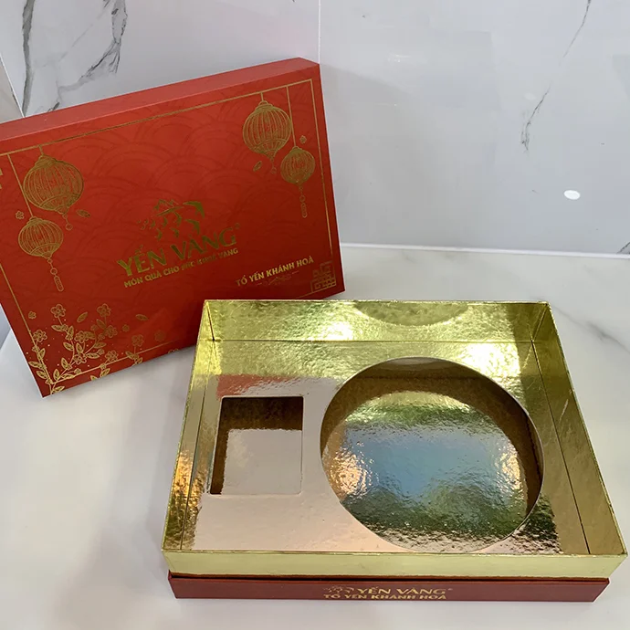 HỘP ĐỰNG QUÀ NẮP RỜI YẾN VÀNG