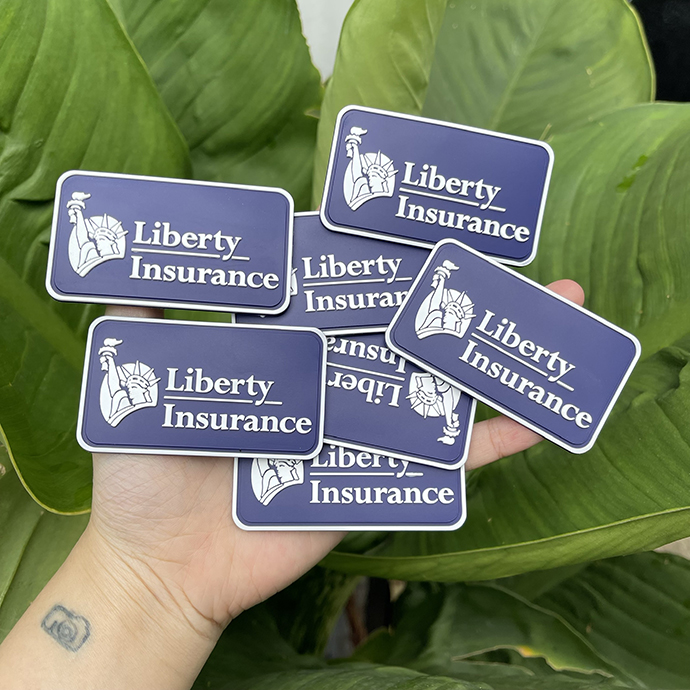 MẠC  CAO SU DẬP LOGO LIBERTY INSURNCE