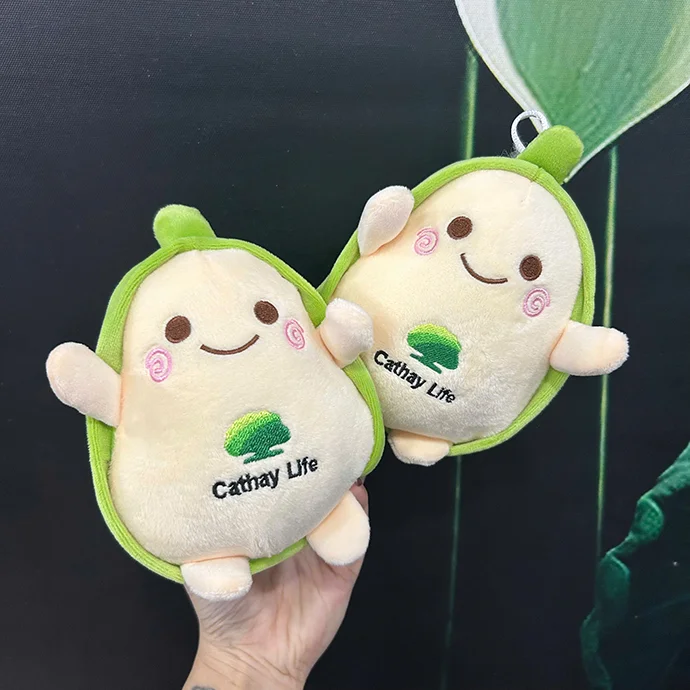 MÓC KHÓA TRÁI BƠ THÊU LOGO - QUÀ TẶNG DỄ THƯƠNG, GIÁ XƯỞNG