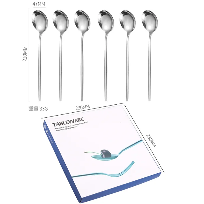 SET 6 MUỖNG INOX QUÀ TẶNG - SET 6 MUỖNG INOX CHẤT LƯỢNG