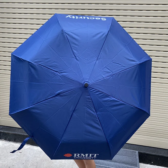 DÙ CÁN NGẮN TỰ ĐỘNG 1 CHIỀU IN LOGO 2 MÚI DÙ