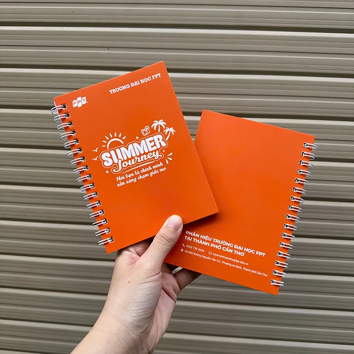 SỔ LÒ XO IN LOGO THEO YÊU CẦU