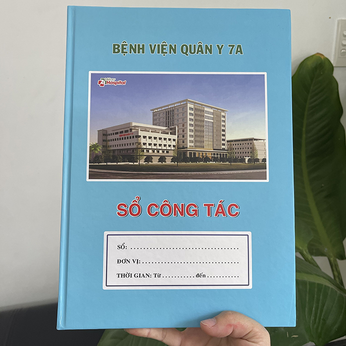 SỔ BÌA BỒI CỨNG DÁN GÁY - SỔ TAY IN LOGO THEO YÊU CẦU