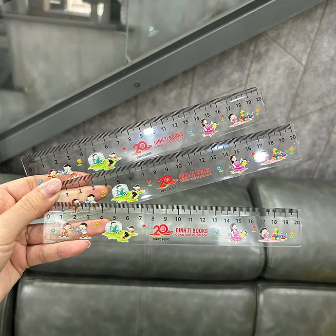 THƯỚC NHỰA IN LOGO QUÀ TẶNG - THƯỚC NHỰA GIÁ RẺ IN THEO YÊU CẦU