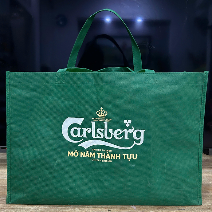 TÚI VẢI KHÔNG DỆT IN LOGO - QUÀ TẶNG THƯƠNG HIỆU BỀN VỮNG