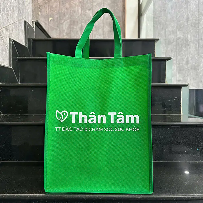 TÚI VẢI KHÔNG DỆT IN LOGO - GIẢI PHÁP QUẢNG BÁ THƯƠNG HIỆU XANH, TIẾT KIỆM