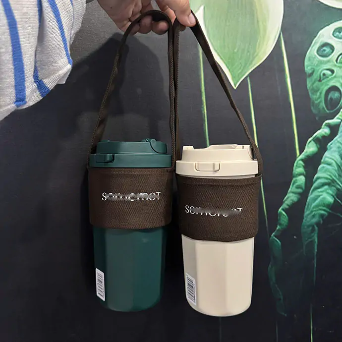 QUAI ĐỰNG BÌNH NƯỚC VẢI CANVAS IN LOGO - PHỤ KIỆN QUẢNG BÁ THƯƠNG HIỆU GIÁ RẺ, BỀN, ĐẸP