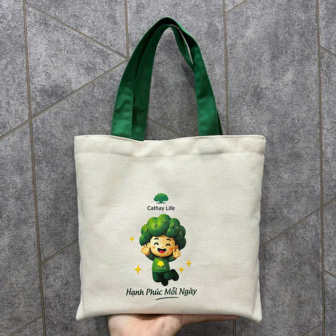 TÚI CANVAS QUÀ TẶNG DOANH NGHIỆP IN LOGO THEO YÊU CẦU