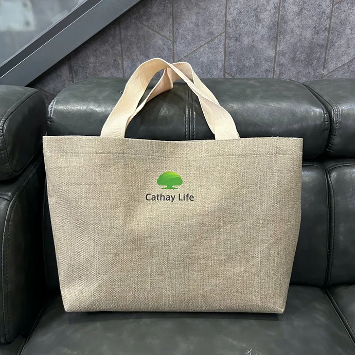 TÚI VẢI GIẢ ĐAY IN LOGO - TÚI VẢI THÂN THIỆN VỚI MÔI TRƯỜNG