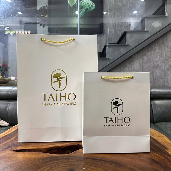 TÚI GIẤY IN LOGO TAIHO - TÚI GIẤY GIÁ RẺ