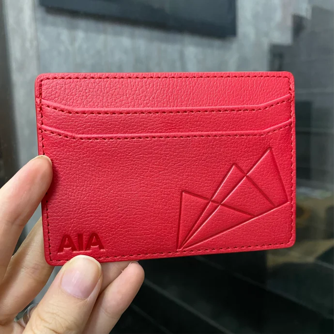 VÍ ĐỰNG THẺ TÍN DỤNG BẰNG DA PU DẬP LOGO THEO YÊU CẦU