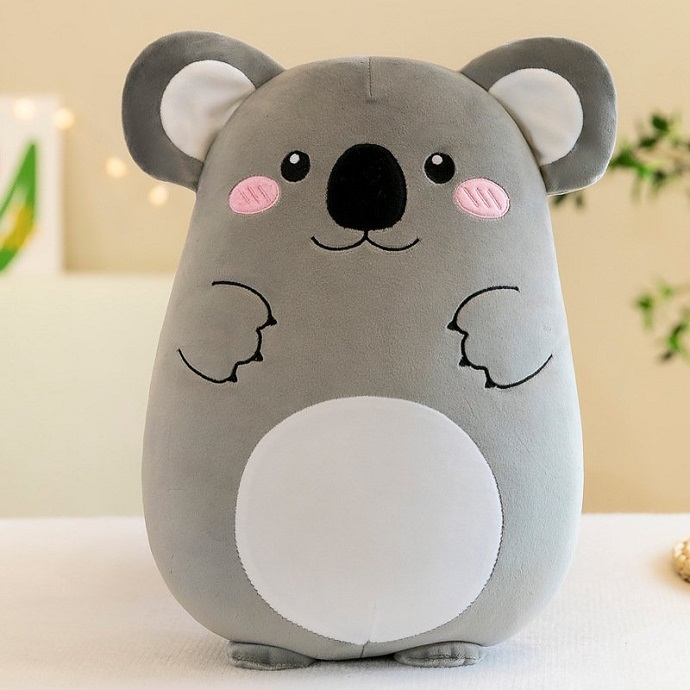 GỐI BÔNG GẤU KOALA DỄ THƯƠNG THÊU LOGO GIÁ RẺ