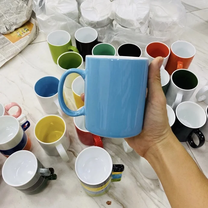 LY SỨ BÁT TRÀNG MEN MÀU IN LOGO THEO YÊU CẦU GIÁ RẺ