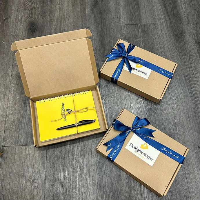 BỘ QUÀ TẶNG SỔ TAY KÈM BÚT IN LOGO THEO YÊU CẦU