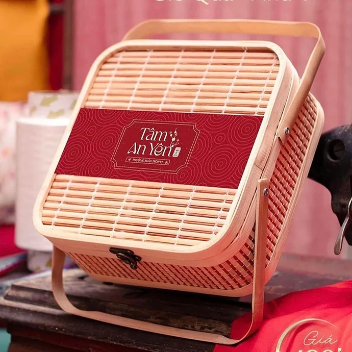 GIỎ ĐAN TRE ĐỰNG QUÀ TẾT - SẢN XUẤT THEO YÊU CẦU GIÁ RẺ