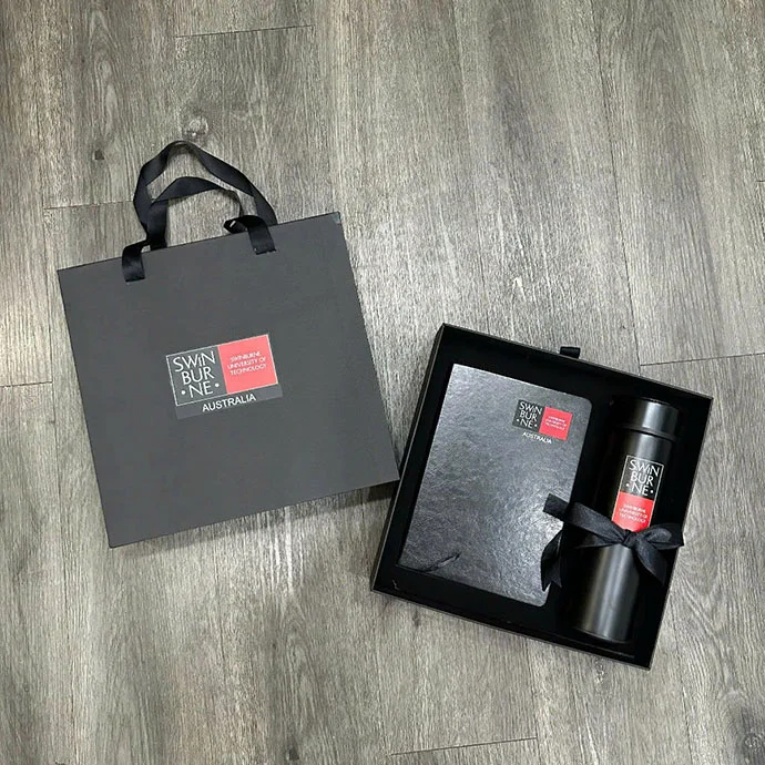 BỘ QUÀ TẶNG SỔ TAY KÈM BÌNH IN LOGO GIÁ RẺ